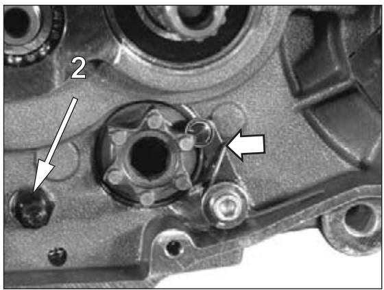 GAS GAS EC 200 - Assembling the gear selector unit - 1