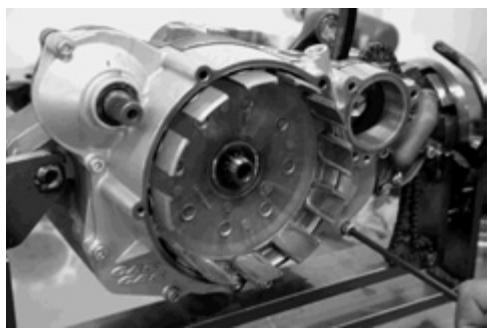 GAS GAS FSE 400 - Dismounting the engine - 53