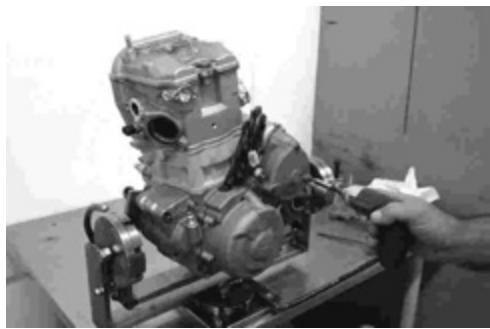 GAS GAS FSE 400 - Dismounting the engine - 1