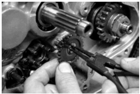 GAS GAS FSE 400 - Dismounting the engine - 62