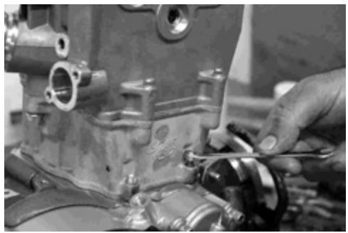 GAS GAS FSE 400 - Dismounting the engine - 37