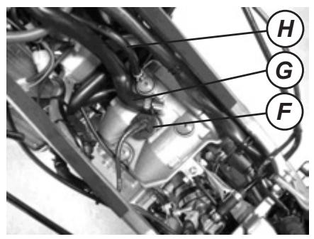 GAS GAS FSE 400 - Un-installing the engine in the chassis - 3