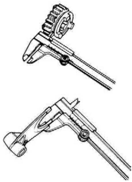 GAS GAS FSE 400 - SPEED GEARBOX PINS AND GEARs - 3