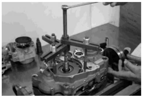 GAS GAS FSE 400 - Dismounting the engine - 74
