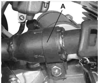 GAS GAS PAMPERA 125 - Removing the silencer - 2