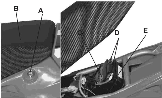 GAS GAS PAMPERA 125 - Battery - removing - 1