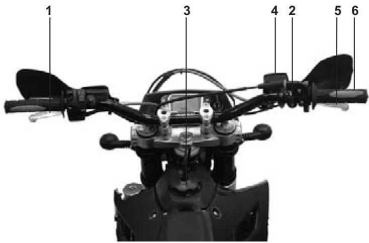 GAS GAS PAMPERA 400 - LOCATION OF COMPONENTS - 1