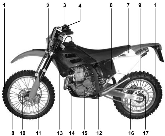 GAS GAS PAMPERA 400 - Tighten bolts and nuts - 1