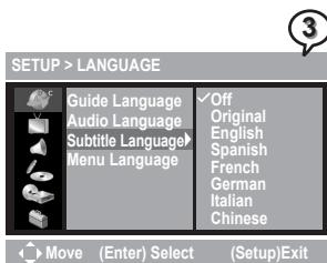 MUSTEK DVD-R580 - Subtitle Language Setting - 3