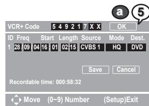 MUSTEK DVD-R580 - Schedule Record Setting - 5