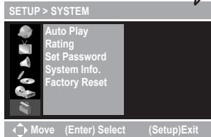 MUSTEK DVD-R580 - System Information Setting - 2