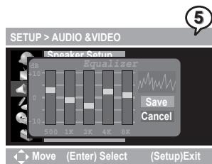 MUSTEK DVD-R580 - Equalizer Setting - continued - 2