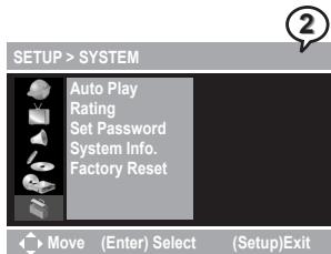 MUSTEK DVD-R580 - Rating Setting - 2