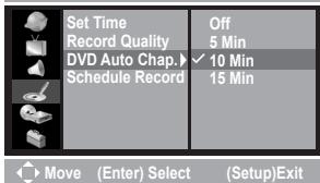 MUSTEK DVD-R580 - DVD Auto Chapter Setting - continued - 2