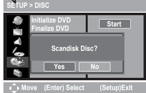 MUSTEK DVD-R580 - Scandisk HDD Setting - 4