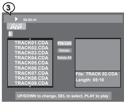 MUSTEK DVD-R580 - Adding All Audio CD Tracks into Play List - continued - 4