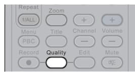 MUSTEK DVD-R580 - Recording Quality Setting - 1