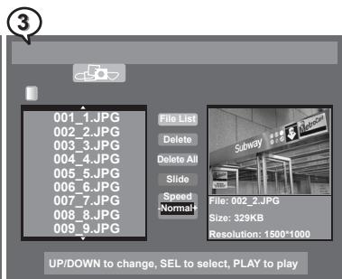 MUSTEK DVD-R580 - Adding All Picture Files into Play List - 3