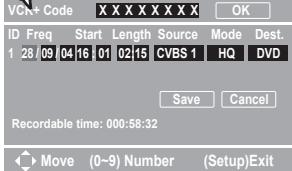 MUSTEK DVD-R580 - Schedule Record Setting - continued - 1