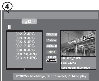 MUSTEK DVD-R580 - Adding Parts of Picture Files into Play List - 3