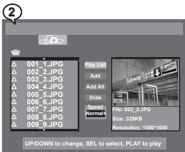 MUSTEK DVD-R580 - Adding All Picture Files into Play List - 2