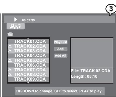 MUSTEK DVD-R580 - Adding Parts of Audio CD Tracks into Play List - 3