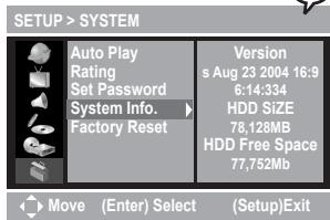 MUSTEK DVD-R580 - System Information Setting - 4