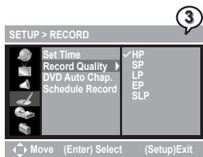 MUSTEK DVD-R580 - Record Quality Setting - 2