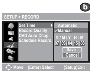 MUSTEK DVD-R580 - Schedule Record Setting - 1