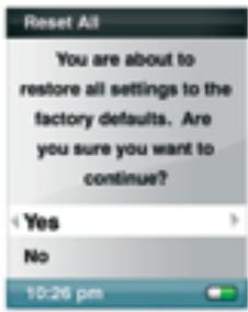 SANDISK SANSA E200 - - Reset to Original Setting - 1
