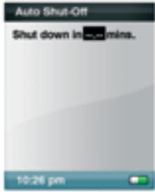 SANDISK SANSA E200 - - Set Auto Shut-Off - 1