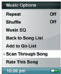 SANDISK SANSA E200 - - Scan Through Song - 1
