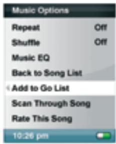 SANDISK SANSA E200 - - Add songs to Playlist - 3