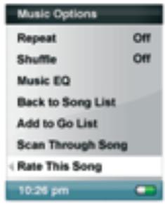 SANDISK SANSA E200 - - Scan Through Song - 3