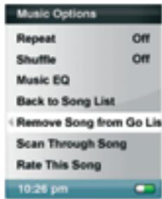 SANDISK SANSA E200 - - Remove Songs from Playlist - 1
