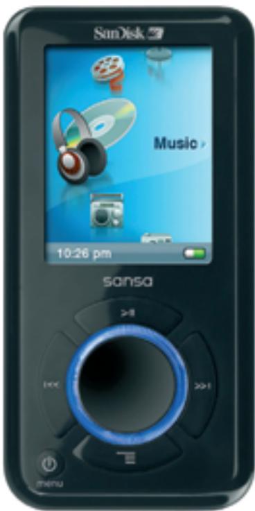 SANDISK SANSA E200 - SanDisk Sansa™ e200 - 1