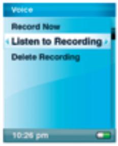 SANDISK SANSA E200 - Voice Recording - 3