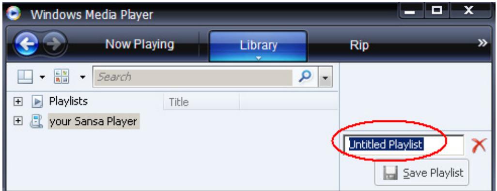 SANDISK SANSA VIEW - Creating Playlist - 3
