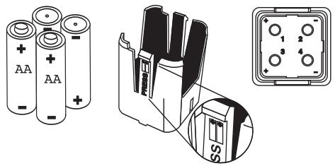 DREMEL 764 - Inserting batteries - 2
