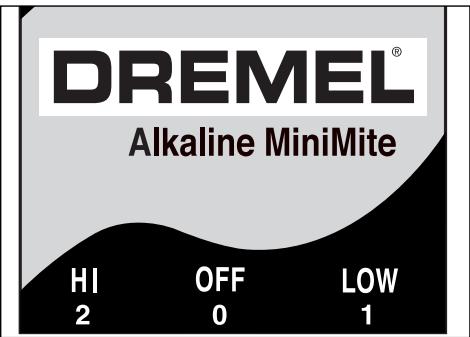 DREMEL 764 - Vitesses de service et accessoires - 1