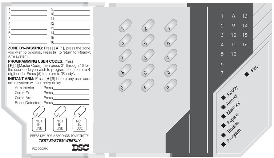 DSC PC3000 - Smoke Detector and Fire Alarm Reset - 1
