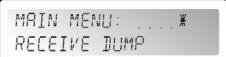 JBSYSTEMS DPL6 - MAIN MENU - RECEIVE DUMP: - 2