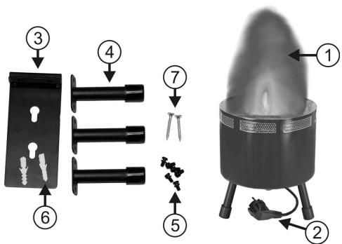 JBSYSTEMS LED FIRE BASKET - Description: - 1