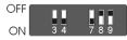 JBSYSTEMS LED PIPE RGB 230V - dB MODUS (DIP3 = OFF - DIP4 = ON) - 9