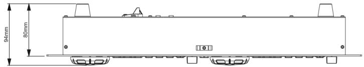 JBSYSTEMS MCD 680 - Afmetingen: - 1