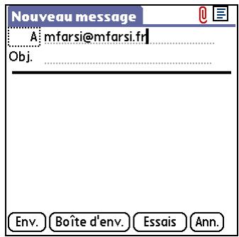 PALM LIFEDRIVE - Liste des destinataires - 2
