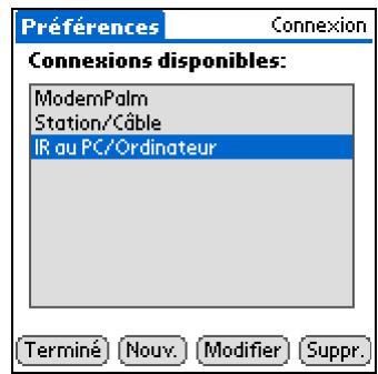 PALM LIFEDRIVE - Création de vos propres paramètres de connexion - 1