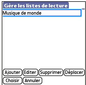 PALM LIFEDRIVE - Création d'une liste de lecture - 3