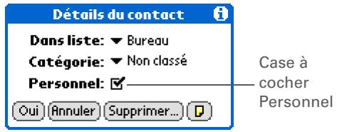PALM LIFEDRIVE - Marquage d'enregistrements comme personnes - 1