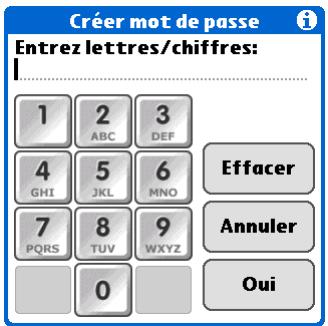 PALM LIFEDRIVE - Création d'un mot de passe - 3